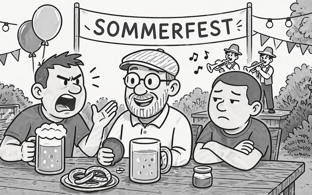 Bier und klare Worte